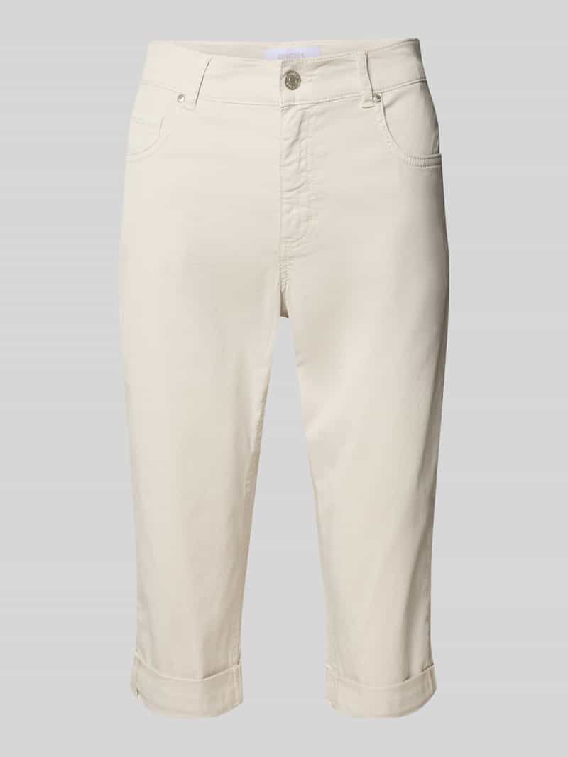 Angels Slim fit capribroek in 5-pocketmodel model 'Turn up'