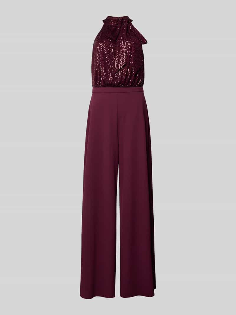 SWING Regular fit jumpsuit met pailletten
