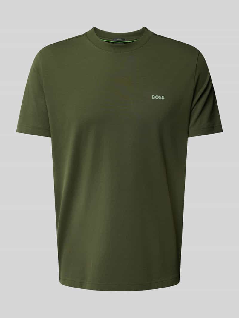 BOSS Green T-shirt met labelprint