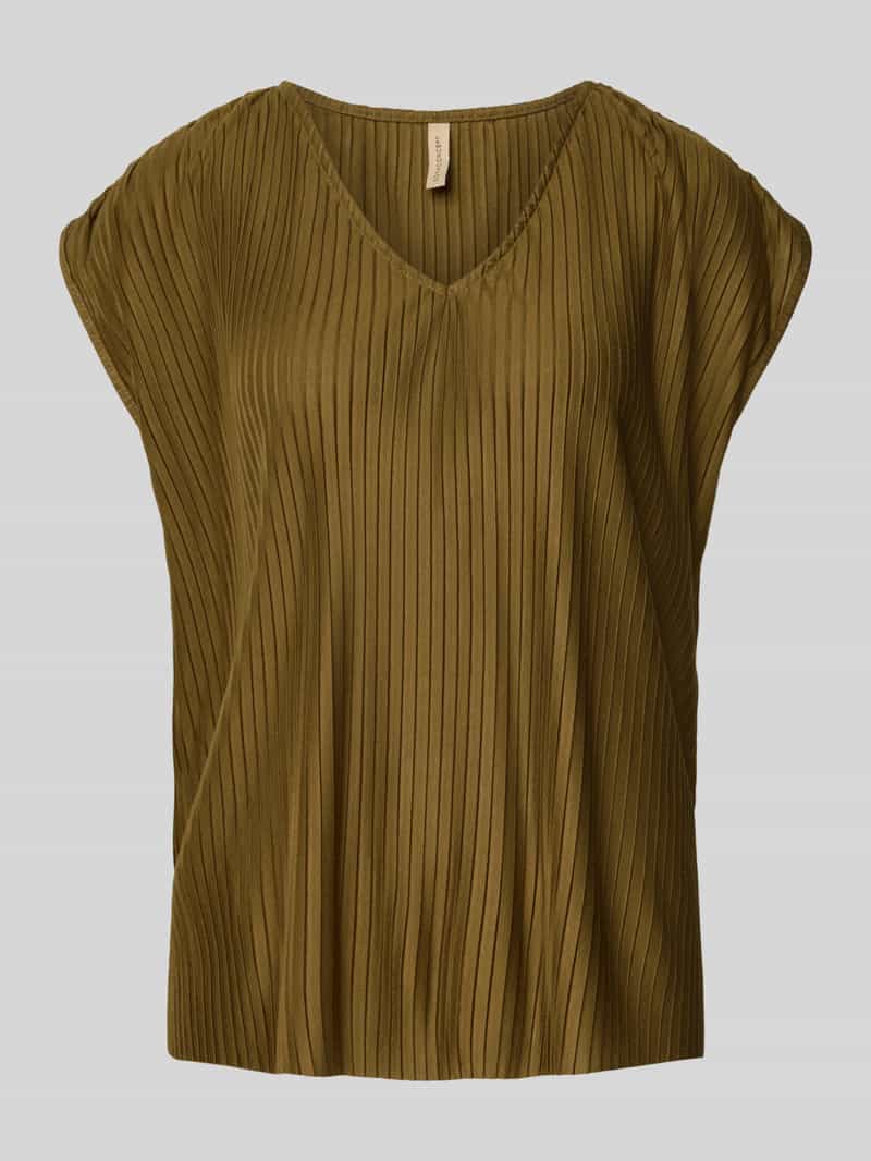 Soyaconcept Regular fit blouseshirt met V-hals model 'KIRIT'