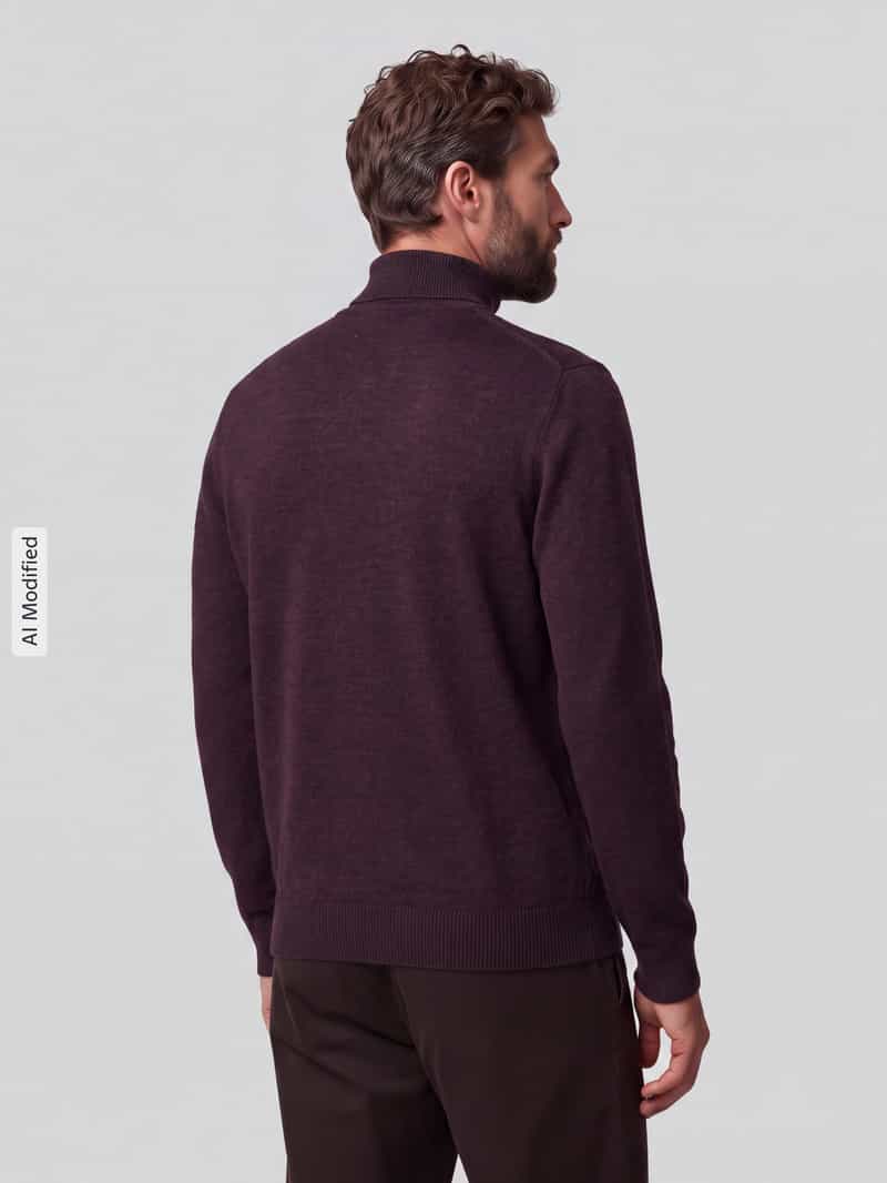 Jake*s Studio Men Regular fit coltrui van zuivere wol model 'MIKO'