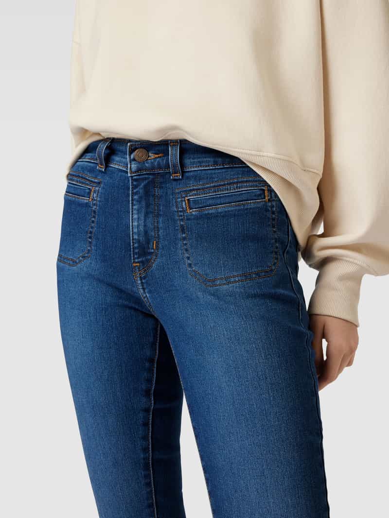 Levi's 300 Skinny fit jeans met contrastnaden