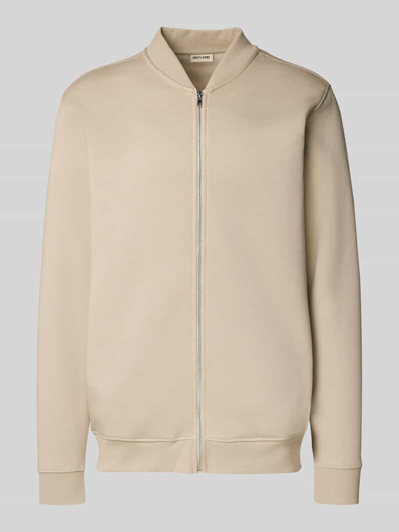 Only & Sons Regular fit sweatjack van katoenmix model 'CERES'