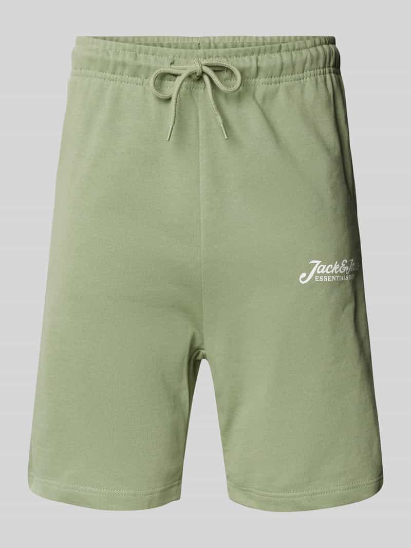jack & jones Slim fit sweatpants met labelprint model 'GORDON'