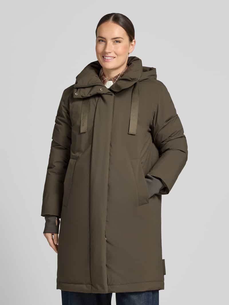 Marc O'Polo relaxed fit parka met capuchonkraag