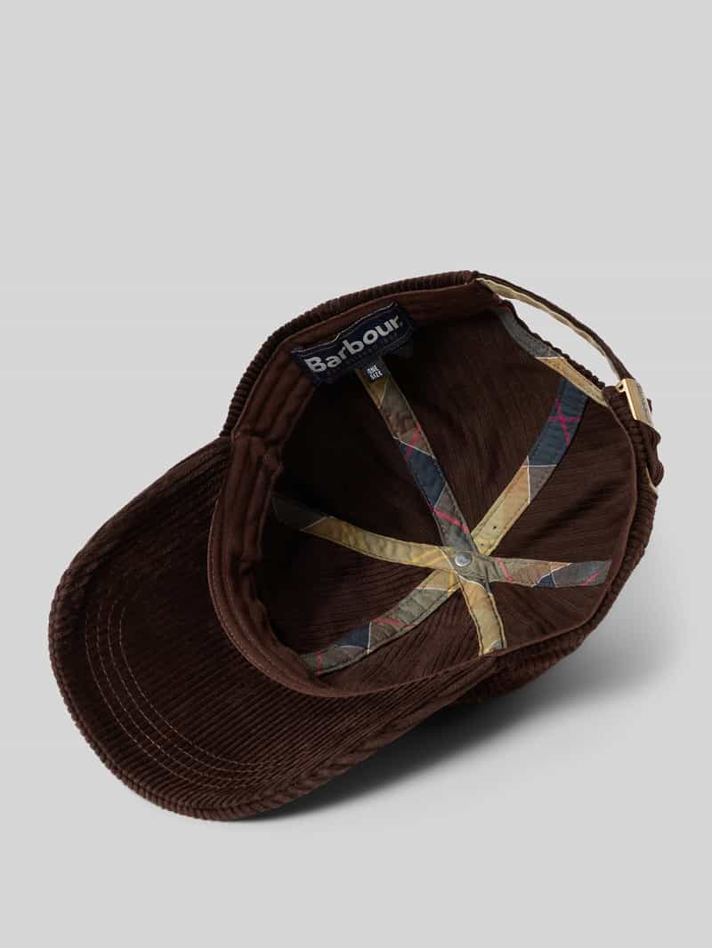 Barbour Baseballpet van puur katoen