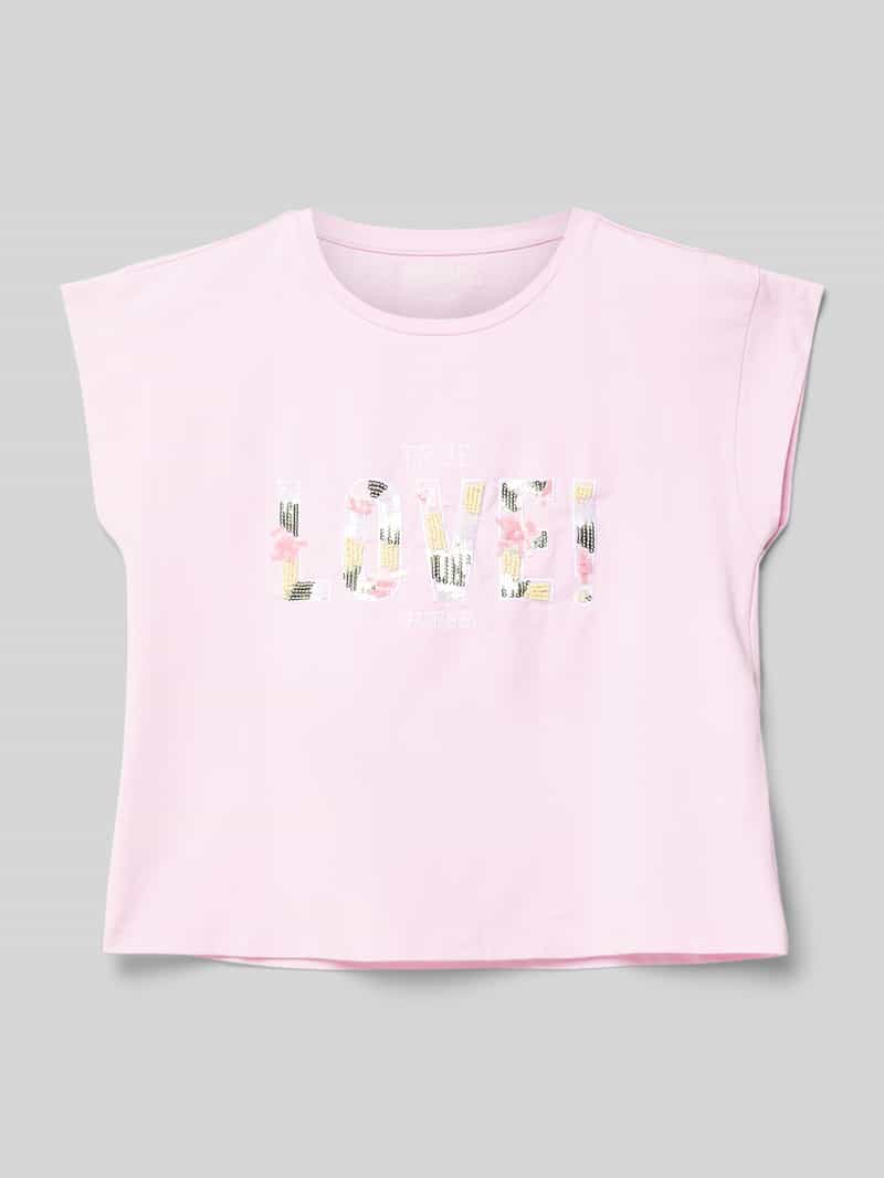 Guess T-shirt met statementstitching en pailletten