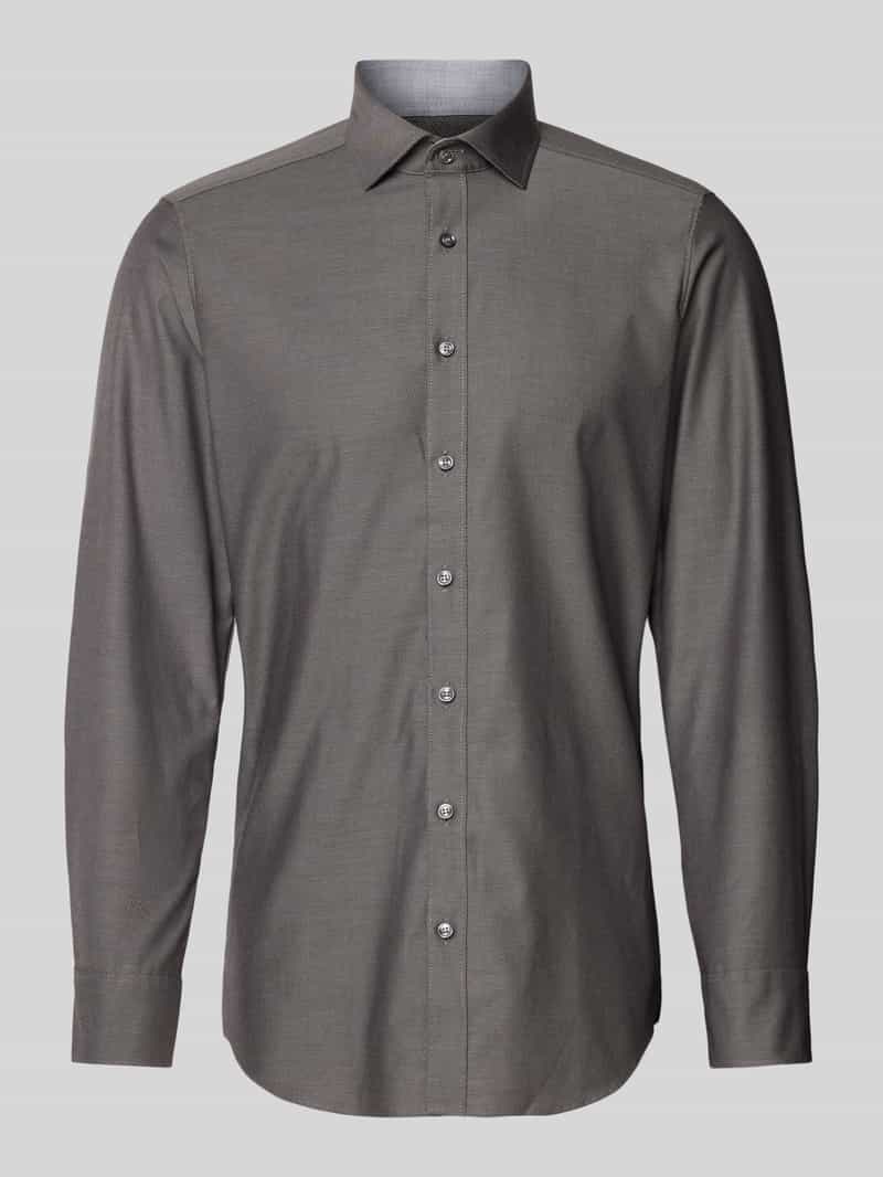 OLYMP Level Five Slim fit zakelijk overhemd met effen structuur