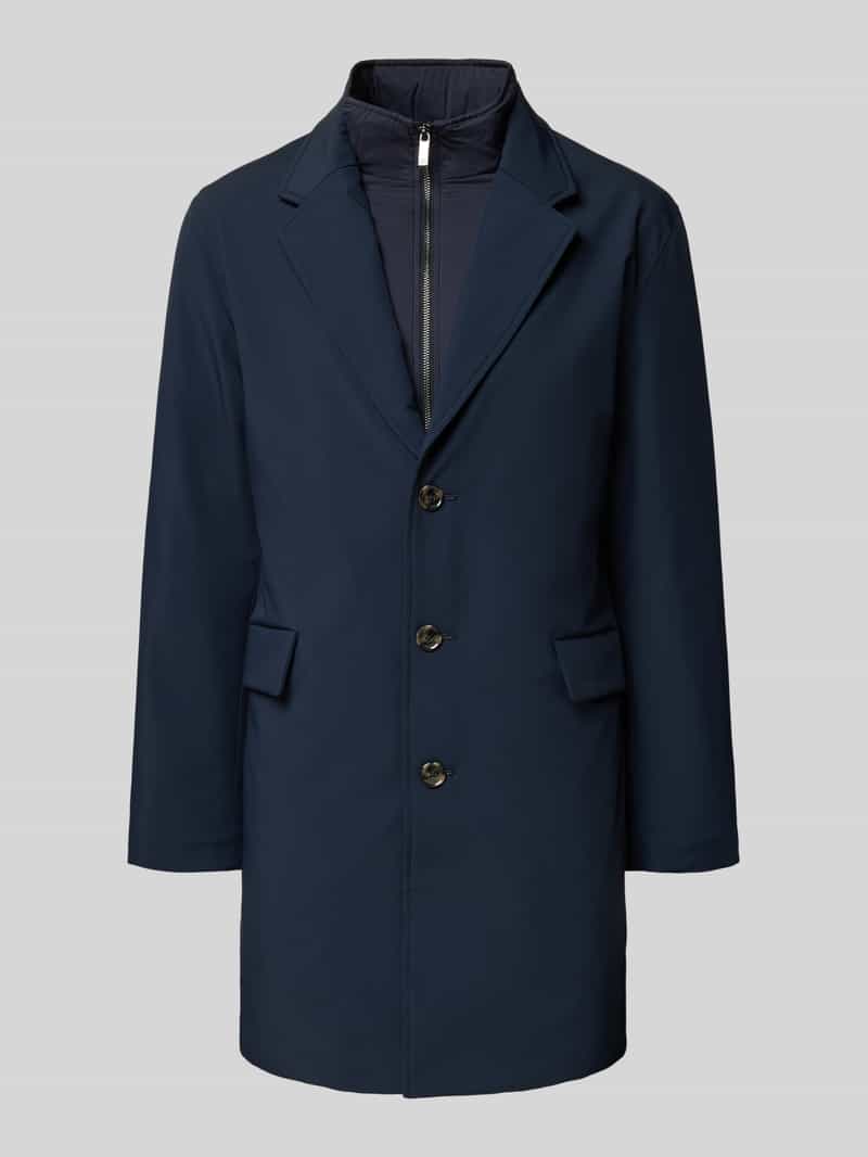 Tommy Hilfiger Regular fit lange jas met reverskraag model 'DC PADDED PERFORMANCE COA'