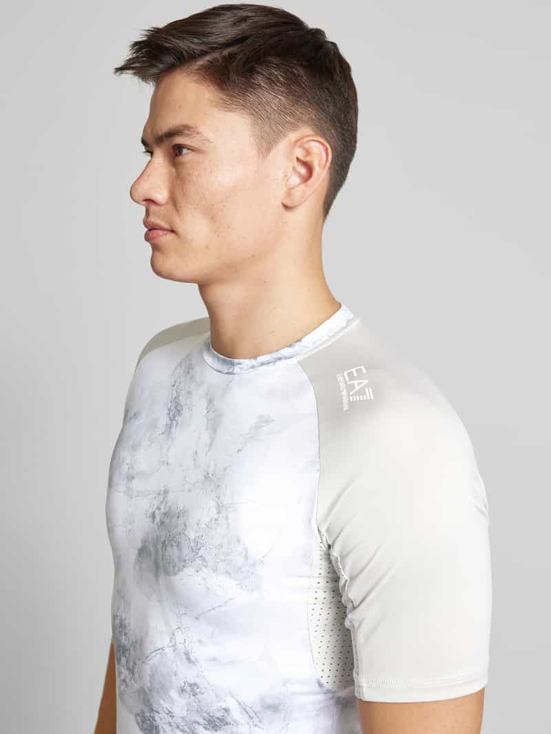 EA7 Emporio Armani T-shirt met labelprint model 'VIGOR'