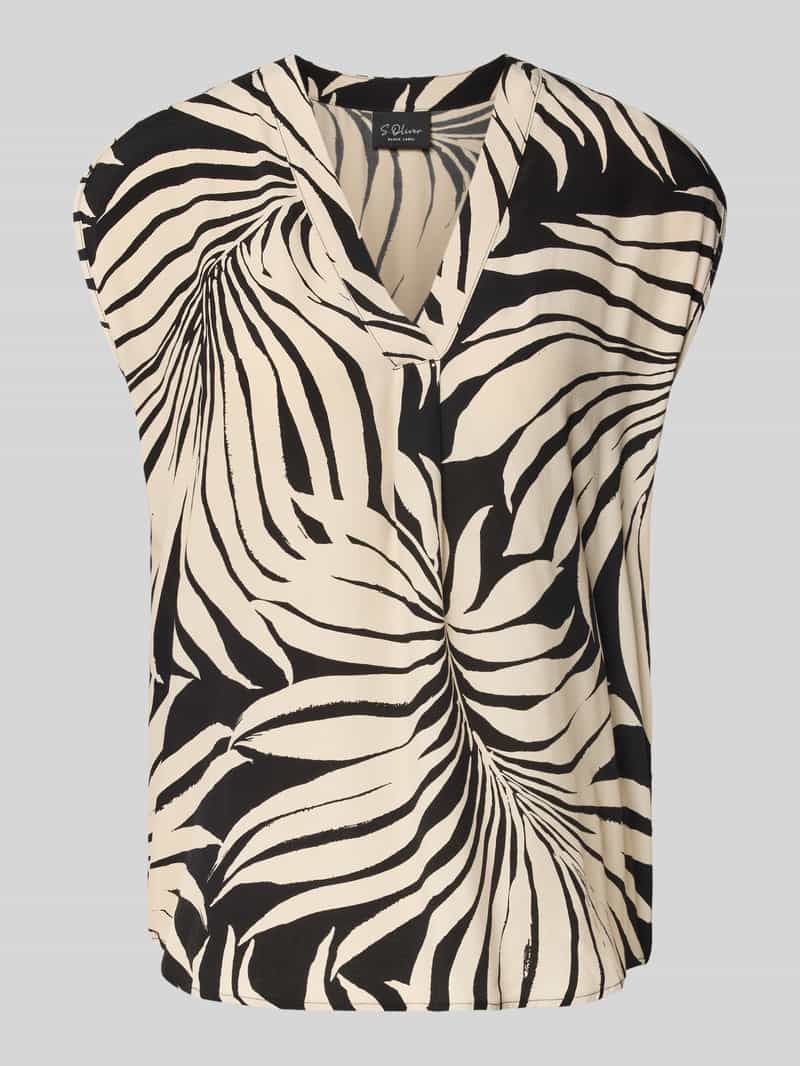 s.Oliver BLACK LABEL Regular fit blouseshirt van pure viscose