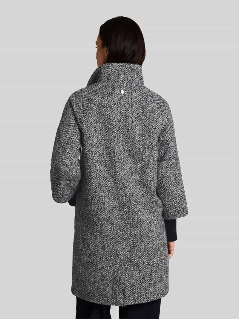 Tom Tailor Lange jas van teddy met bouclé-structuur model 'D-MANTEL'