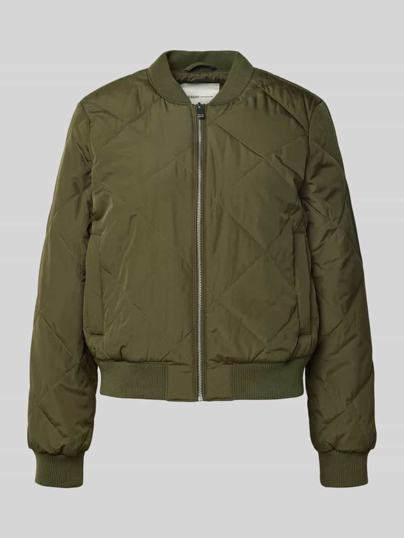 Tom Tailor Denim Regular fit collegejack met doorgestikte naden