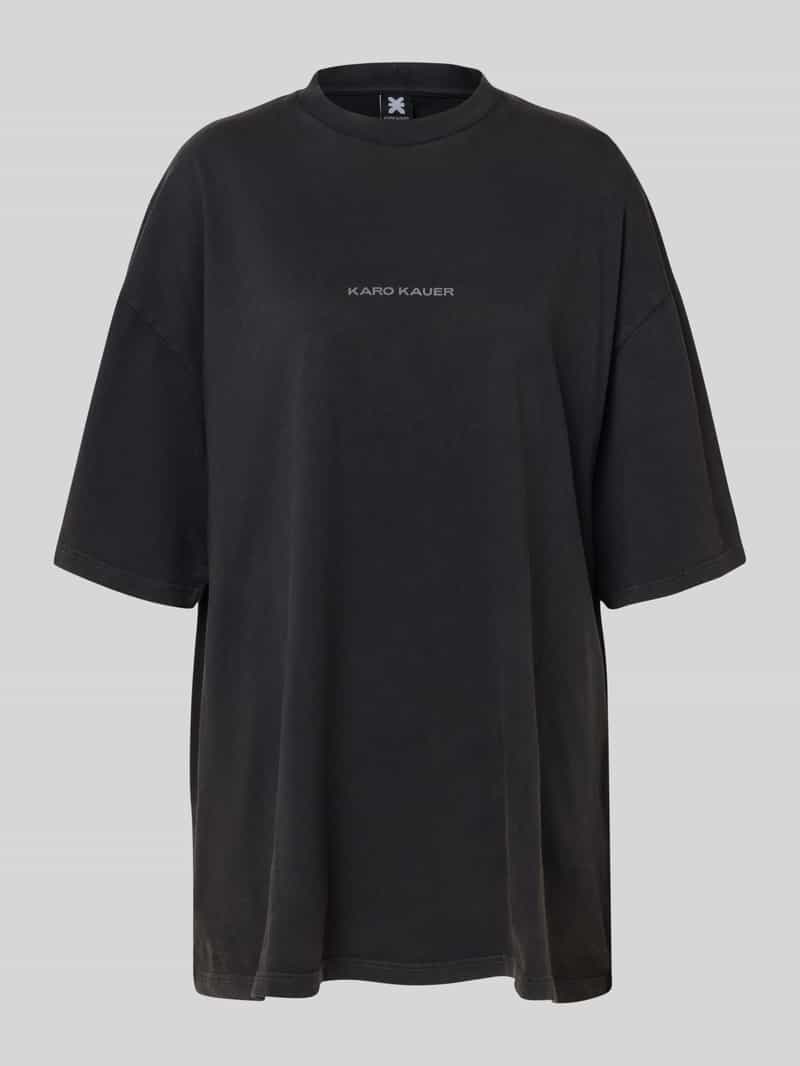Karo Kauer Oversized T-shirt met labelprint