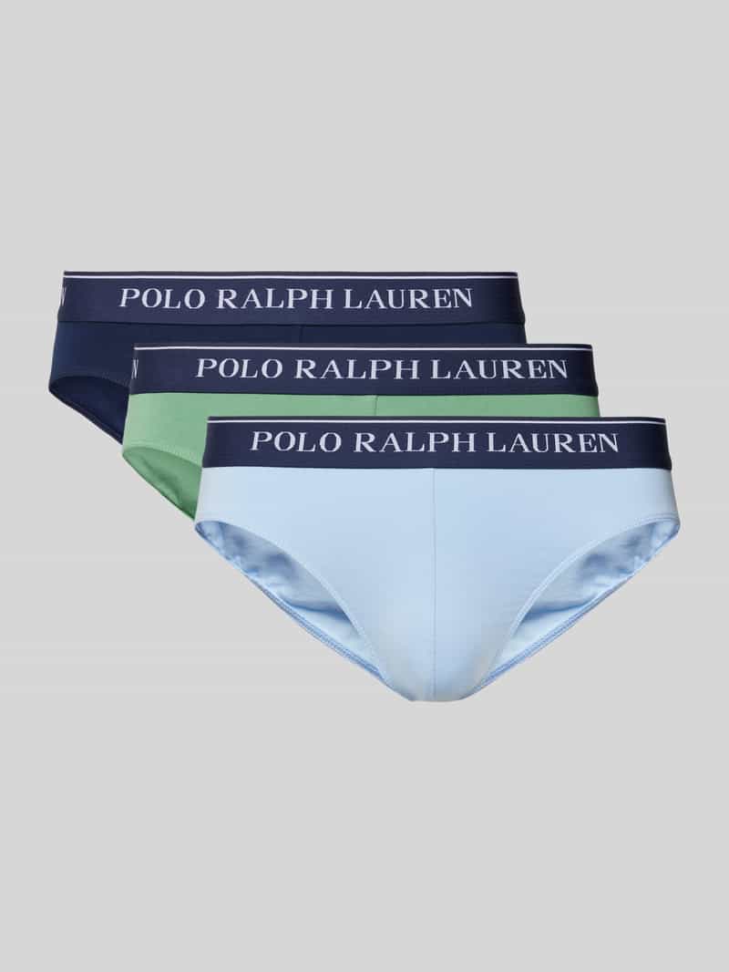 Polo Ralph Lauren Underwear Regular fit slip met deelnaden in een set van 3 stuks