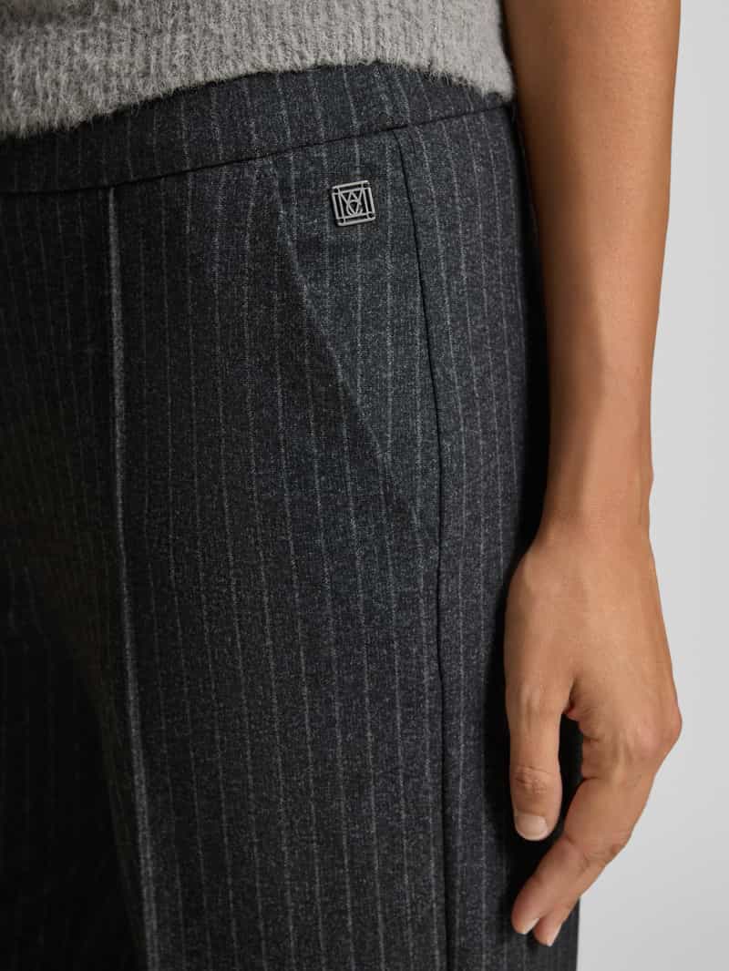 MAC Wide leg broek met elastische band model 'Chiara'