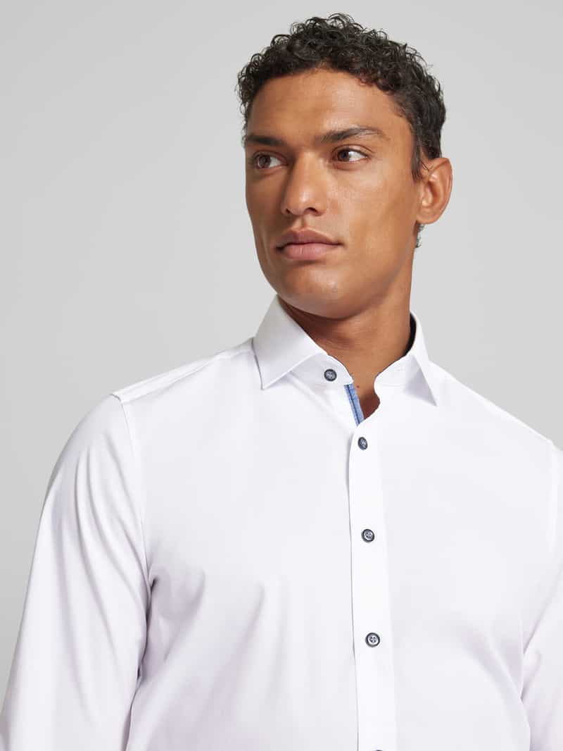 OLYMP Level Five Slim fit zakelijk overhemd van popeline
