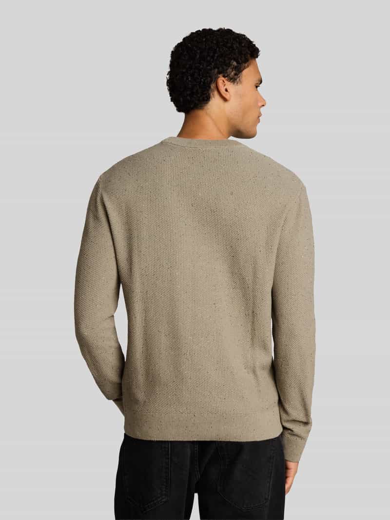 Tom Tailor Denim Pullover van puur katoen met crew neck