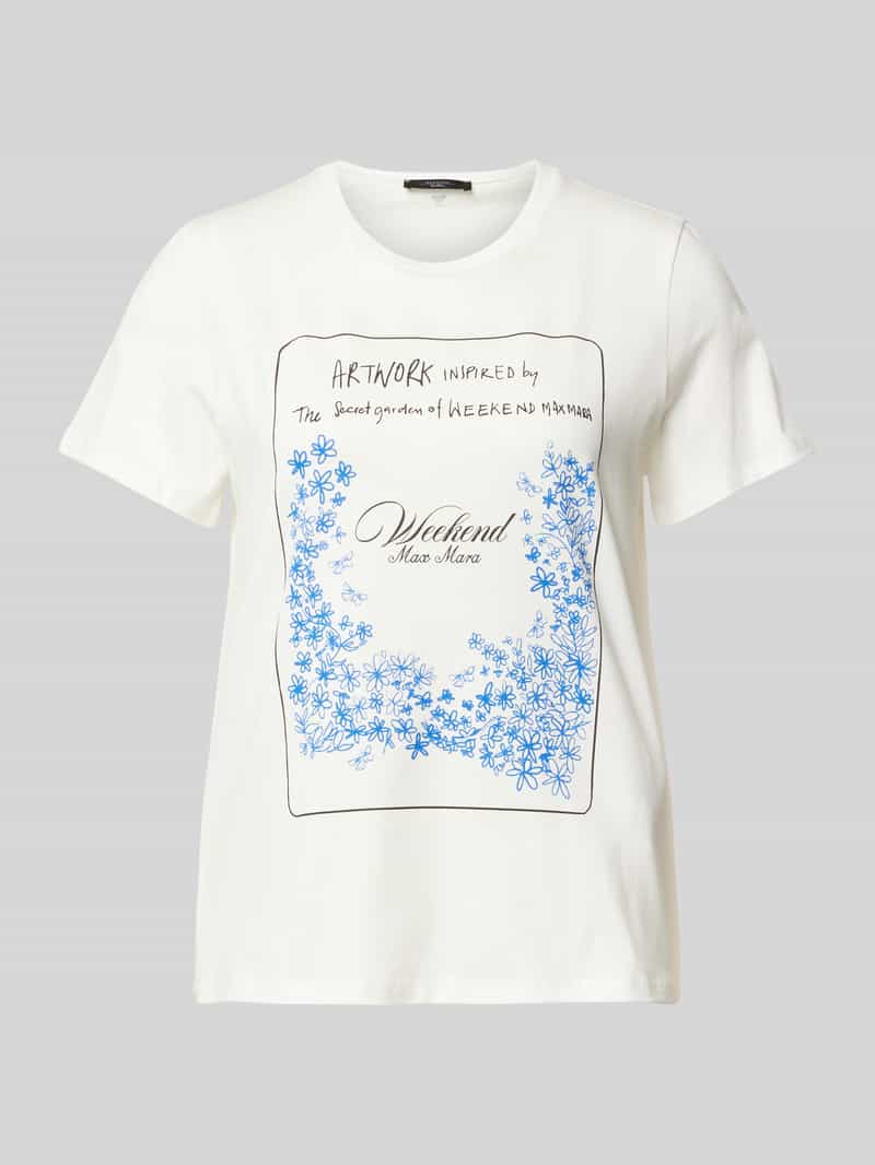 Weekend Max Mara T-shirt met motief- en labelprint model 'TEIERA'