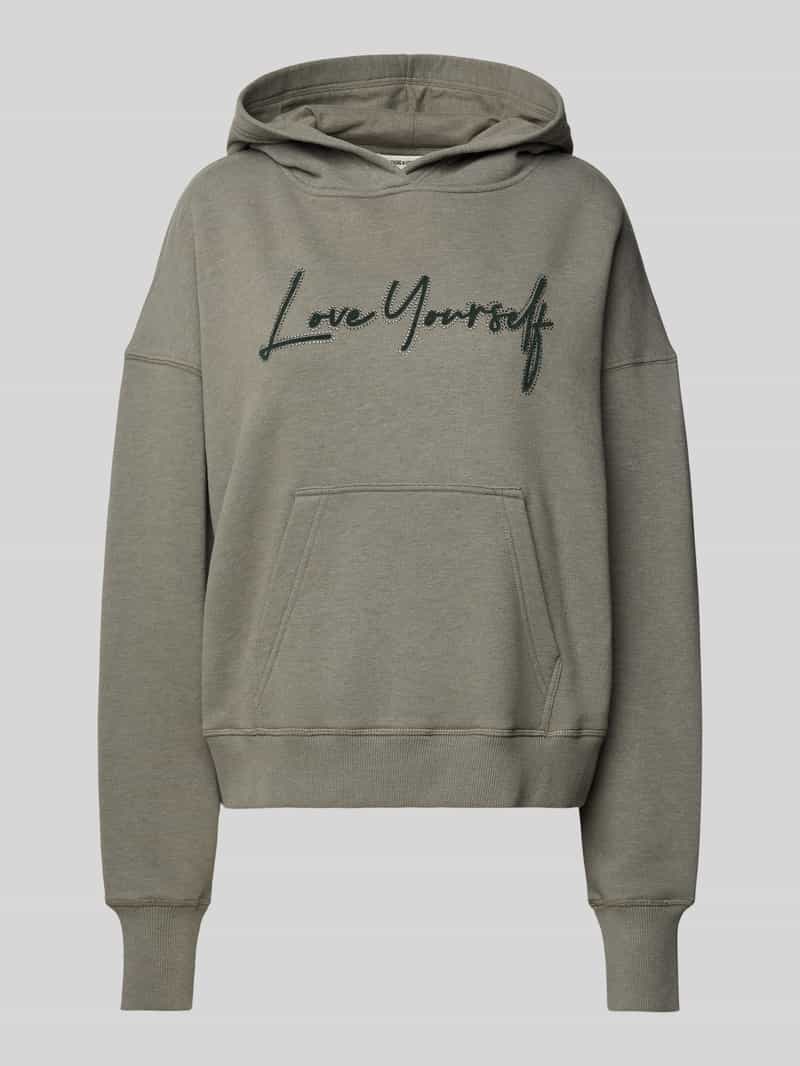 Zadig & Voltaire Oversized hoodie met statementstitching