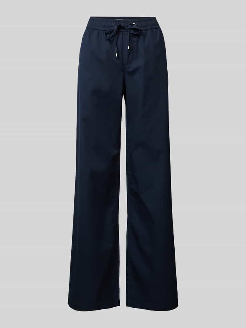 Christian Berg Woman Wide leg marlenebroek met elastische band