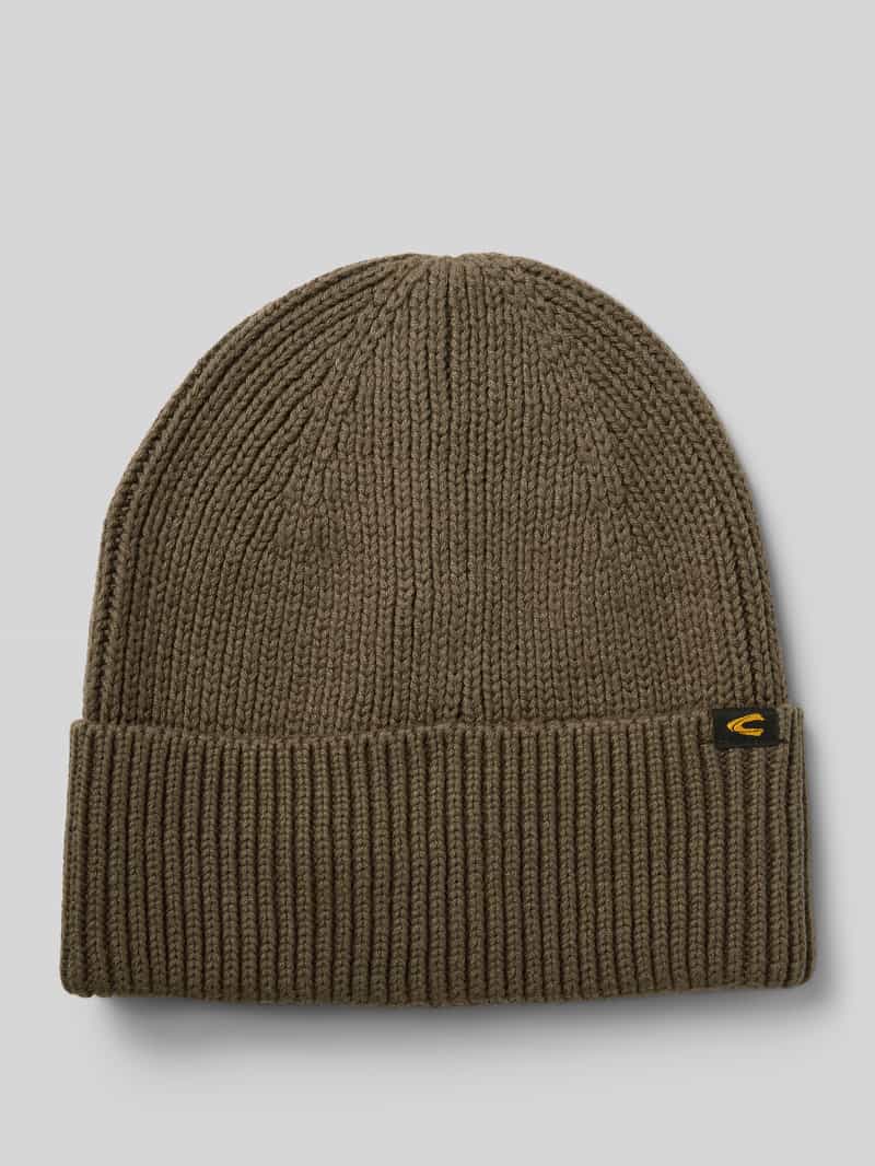 camel active Beanie met labeldetail