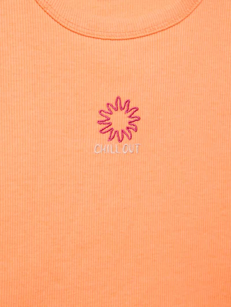 s.Oliver RED LABEL Slim fit top met katoen