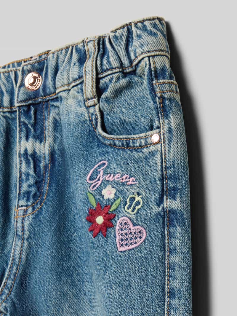 Guess Mom fit jeans met steekzakken
