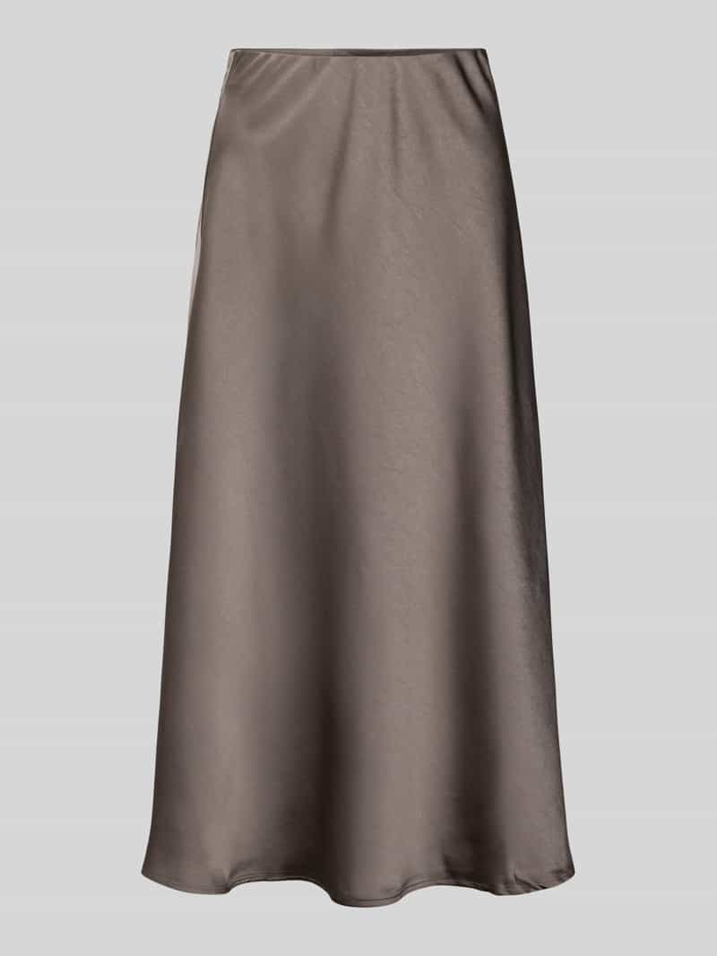 NEO NOIR Midirok van satijn met elastische band model 'Bovary'