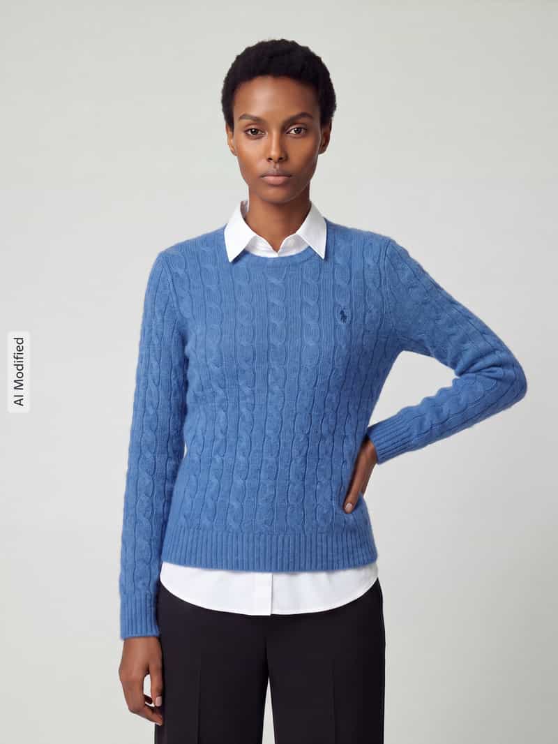 Polo Ralph Lauren Regular fit pullover van mix van wol en kasjmier 'JULIANNA'