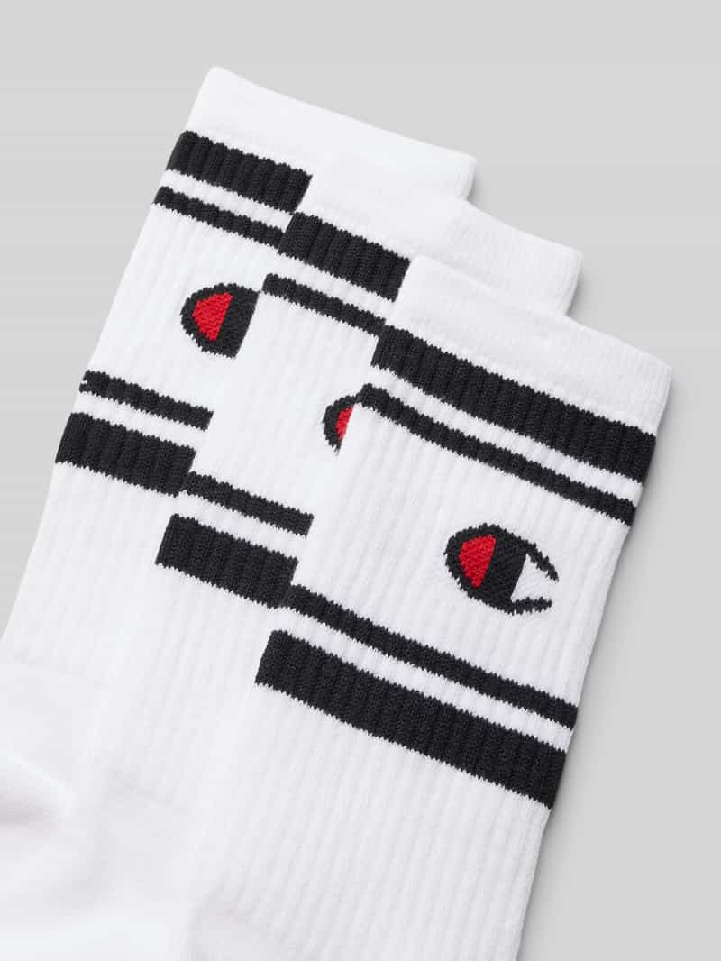 Champion Sokken met logostitching in een set van 3 paar model 'Crew'