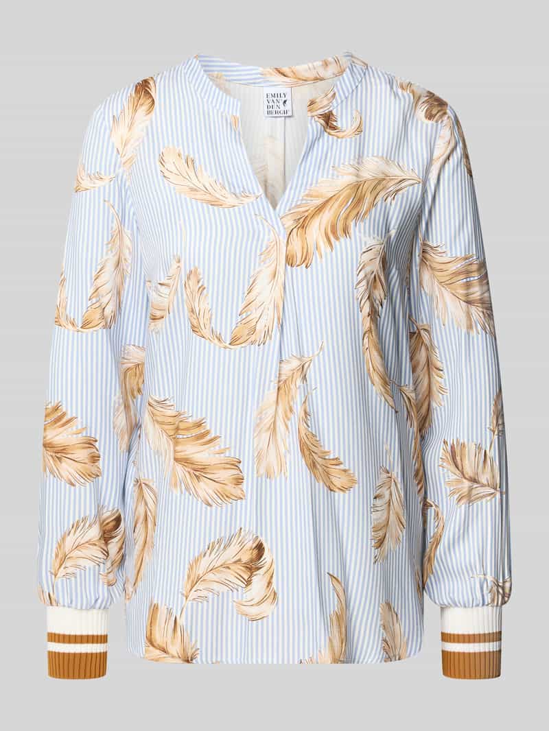 Emily Van den Bergh Regular fit blouse van pure viscose