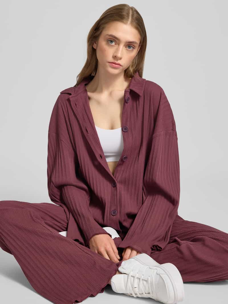 OH APRIL Overhemdblouse met knoopsluiting