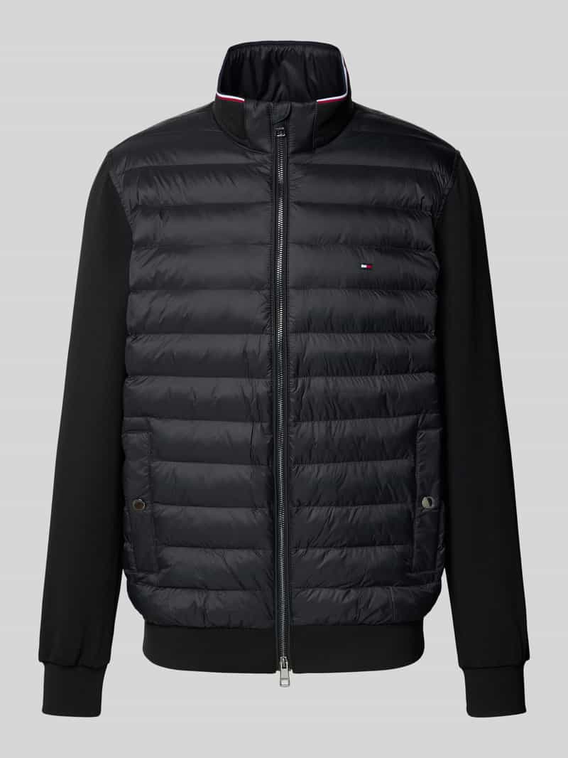 Tommy Hilfiger Regular fit gewatteerd jack van katoenmix