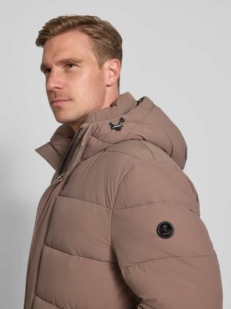 JOOP! Collection Gewatteerde lange jas met steekzakken model 'Winsten'