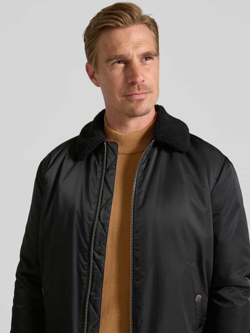 MCNEAL Regular fit jack met platte kraag