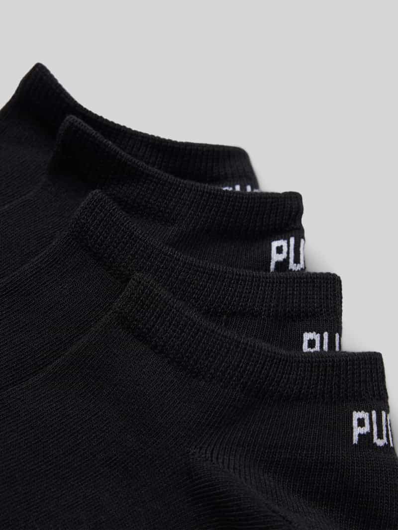 Puma Sneakersokken met labeldetail in een set van 4 paar