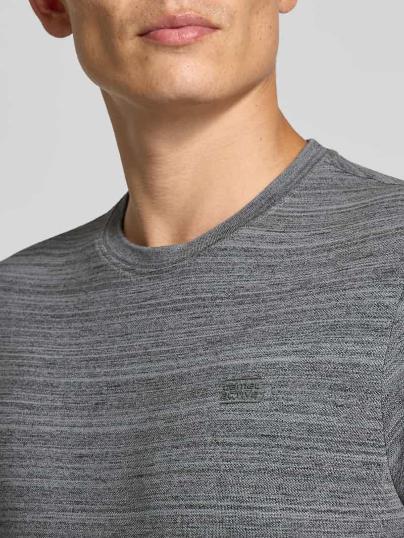 camel active Regular fit T-shirt met ronde hals model 'Melange'