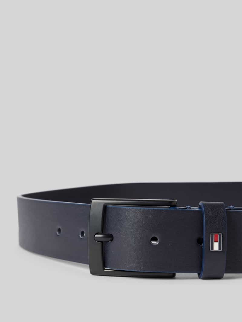 Tommy Hilfiger Leren riem met logodetail model 'ADAN'