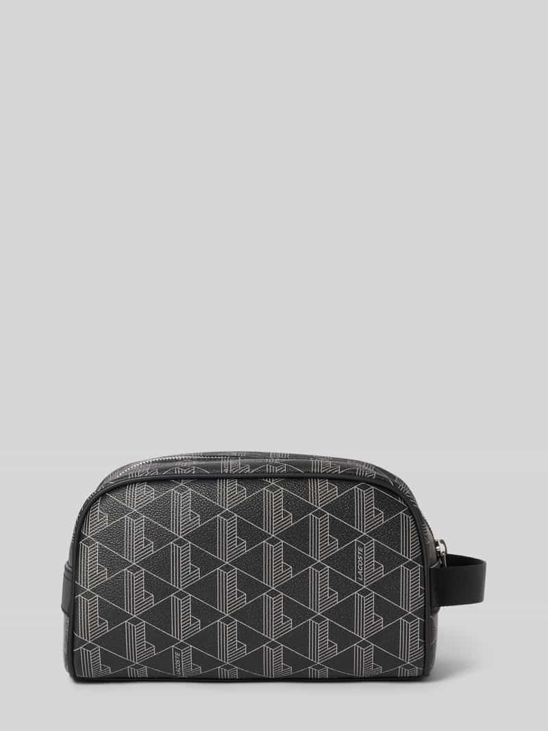 Lacoste Toilettas met labeldetail