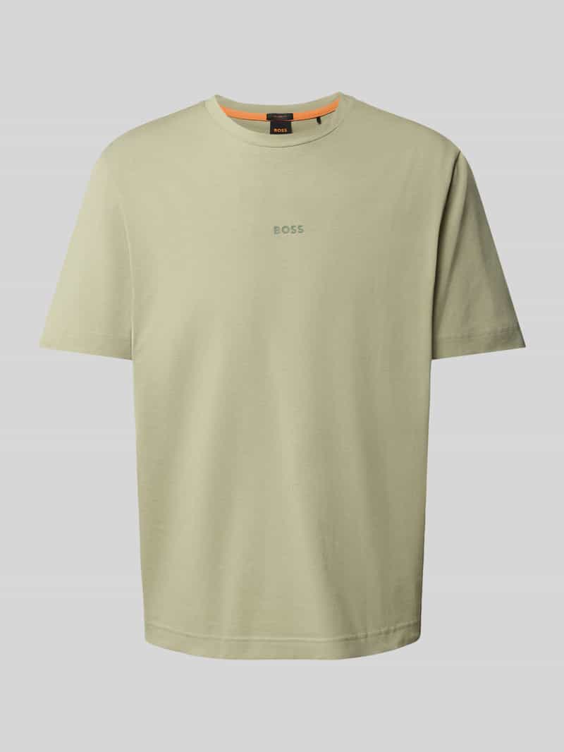 Boss Orange Regular fit T-shirt van katoenmix