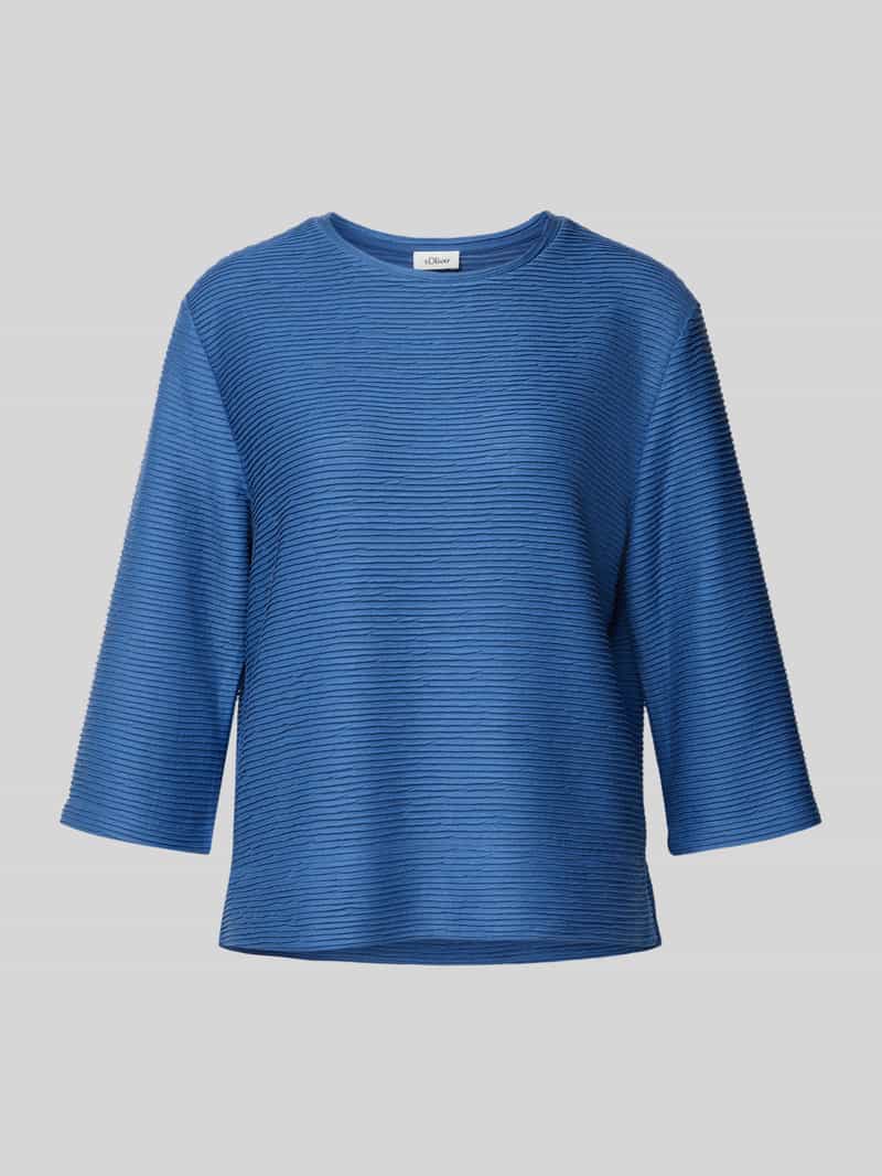 s.Oliver RED LABEL Relaxed fit sweatshirt met structuurmotief