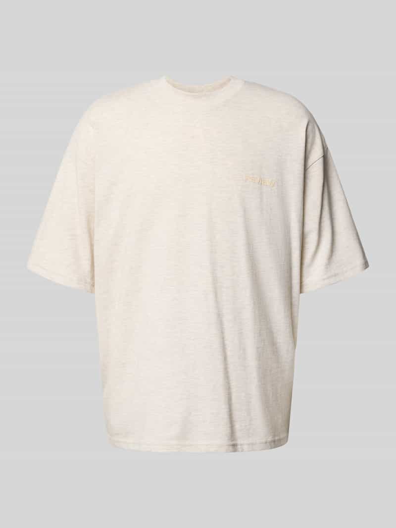 Oversized T-shirt met ronde hals
