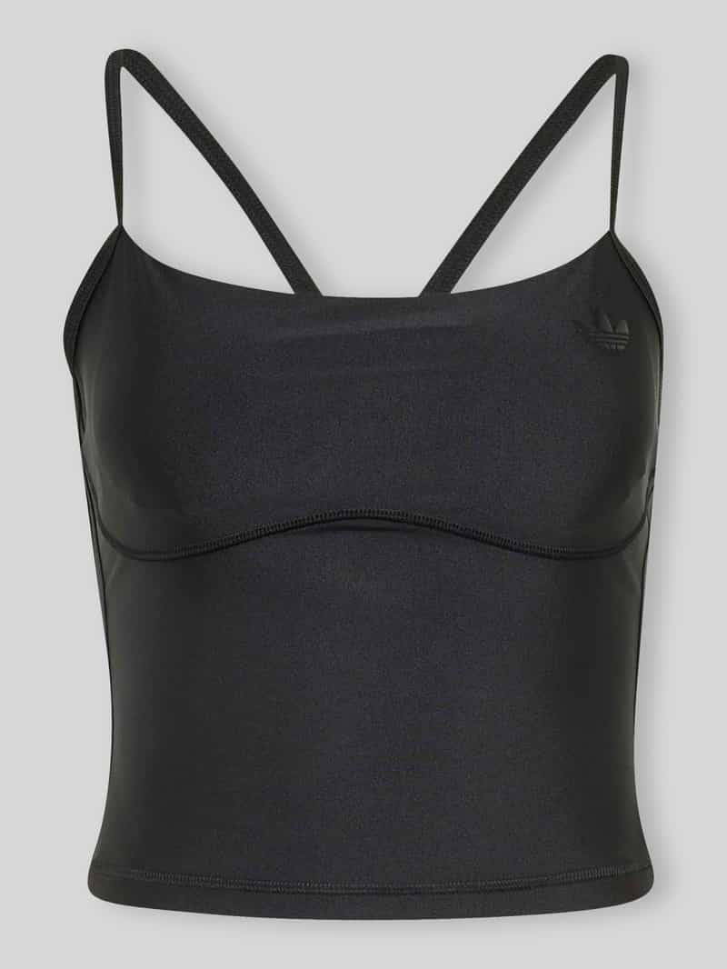 skinny fit sport-top met logodetail