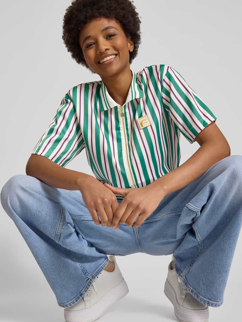 Fila Relaxed fit blouse met logobadge model 'LASSANCE'