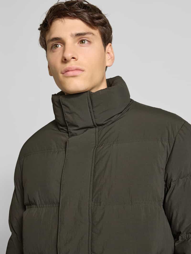 Marc O'Polo DENIM Regular fit gewatteerd jack met opstaande kraag