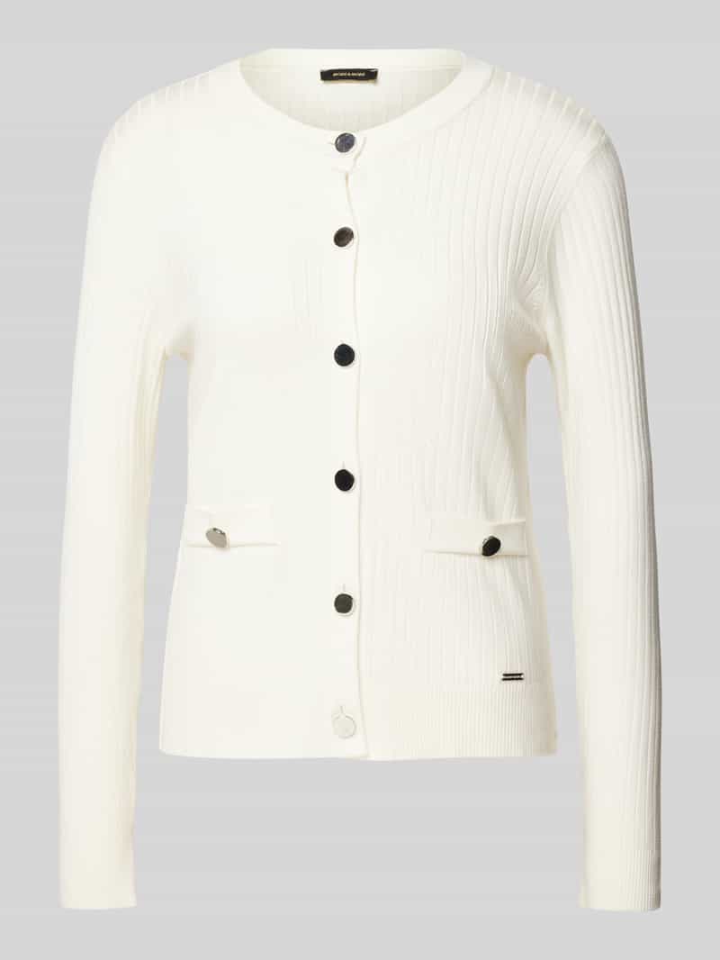 MORE & MORE Cardigan in riblook