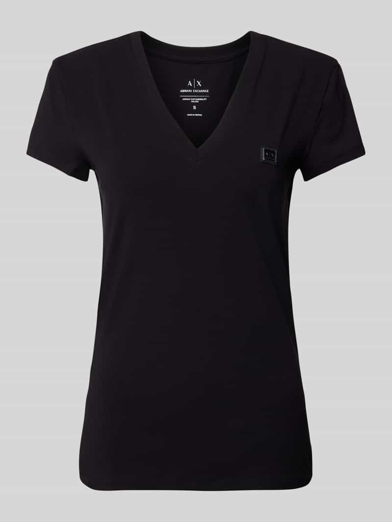 Armani Exchange T-shirt met V-hals