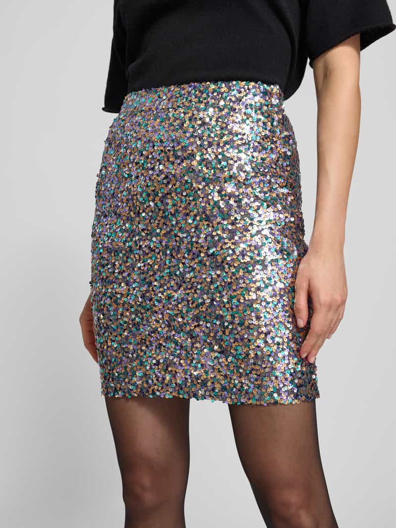 LOLLYS LAUNDRY Minirok met pailletten model 'Anna'