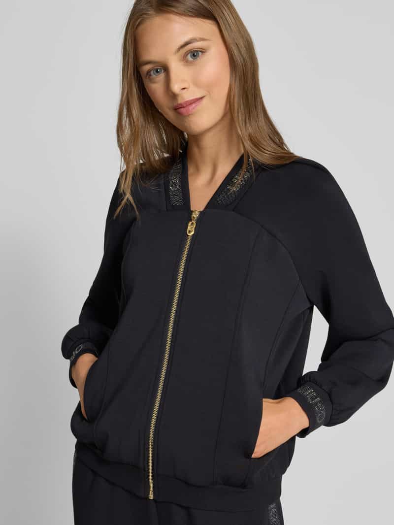 LIU JO SPORT Relaxed fit sweatjack met ritssluiting